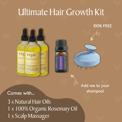 Avora Natural Vegan Hair Growth Oil